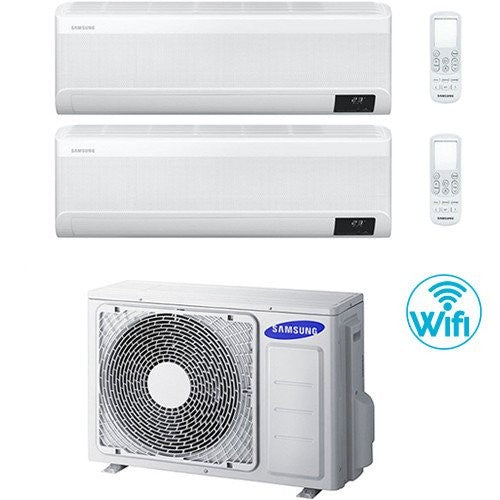 Climatizzatore Condizionatore Windfree Avant Samsung dualsplit 7000+7000 inverter con AJ040TXJ2KG Classe A+++/A++ 7+7