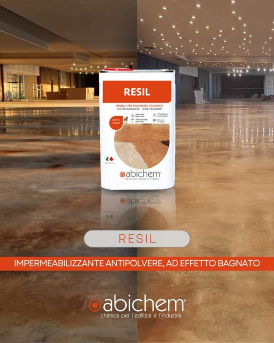 Resil Resina per pavimenti stampati 5 LT Abichem