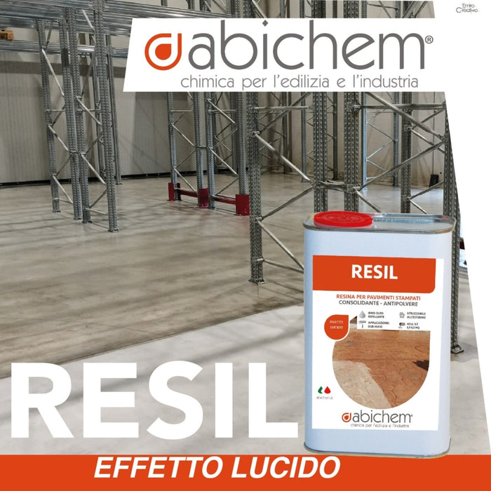 Resil Resina per pavimenti stampati 5 LT Abichem
