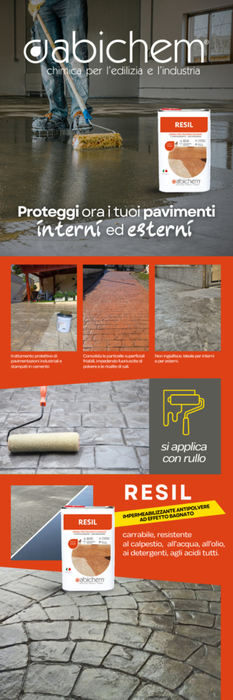 Resil Resina per pavimenti stampati 5 LT Abichem