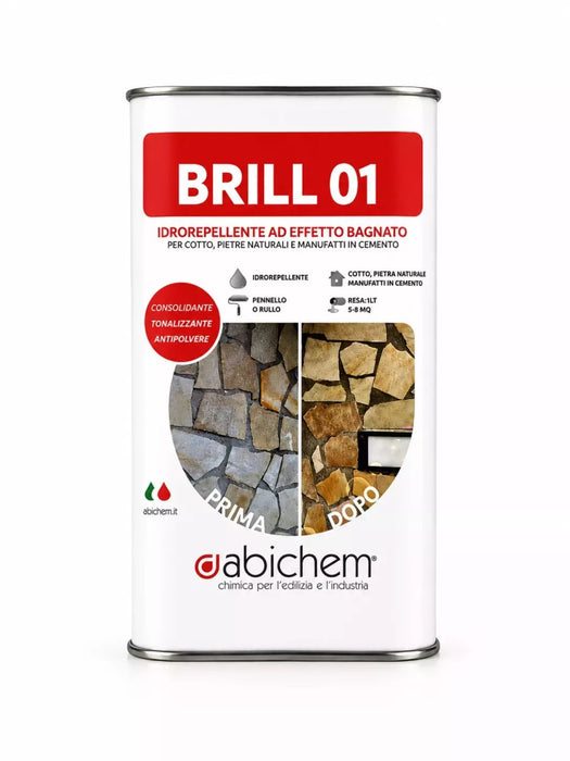 Brill 01 Idrorepellente effetto bagnato 1 LT Abichem