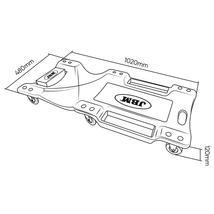 Carrello di plastica 52148 JBM