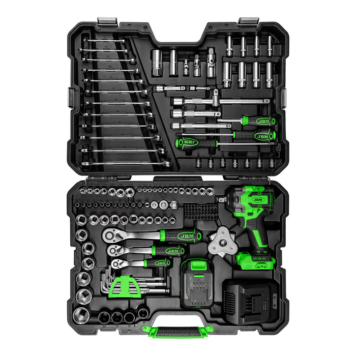 Valigetta con attrezzi aviitatore ad impulsi brushless a batteria 800nm 54863 JBM