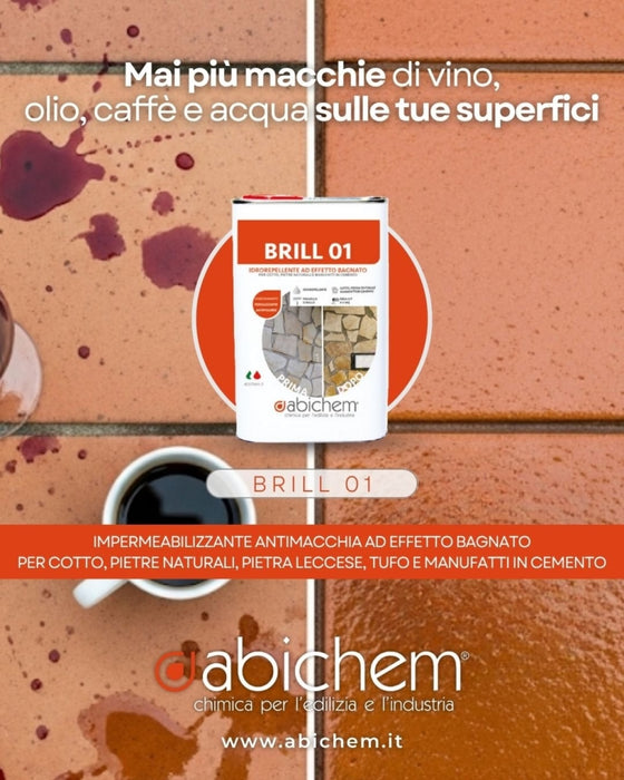 Brill 01 Idrorepellente effetto bagnato 1 LT Abichem