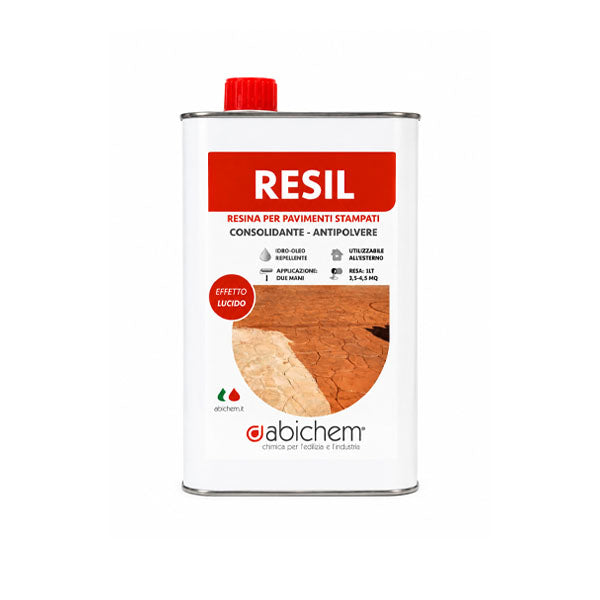 Resil Resina per pavimenti stampati 5 LT Abichem