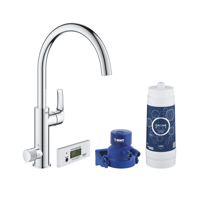 Grohe Blue Pure Eurosmart rubinetto per lavello monocomando con sistema di filtraggio