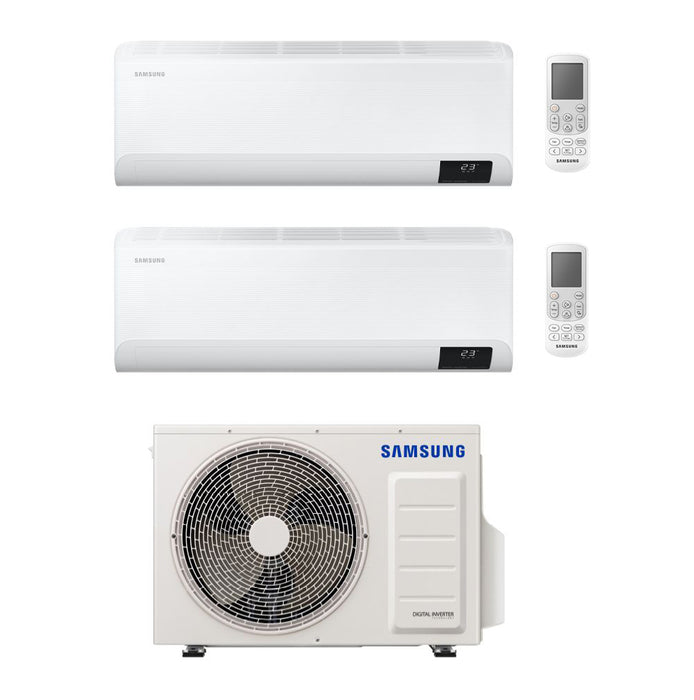 Climatizzatore Condizionatore Cebu Samsung dualsplit 12000+12000 inverter con AJ050TXJ2KG/EU Classe A+++/A++ 12+12