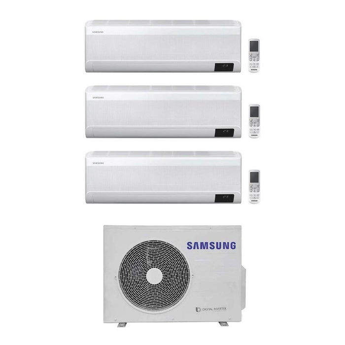 Climatizzatore Condizionatore Windfree Avant Samsung trialsplit 7000+12000+12000 inverter con AJ068TXJ3KG  A+++/A++ 7+12+12